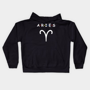 Aries Symbol Birthday Zodiac Aries Kids Hoodie